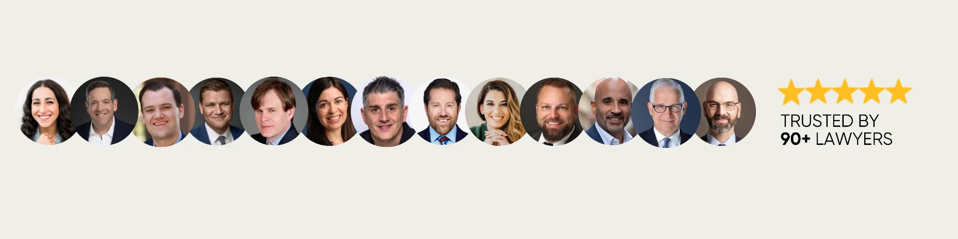 Trusted by 90+ lawyers — five star rated
